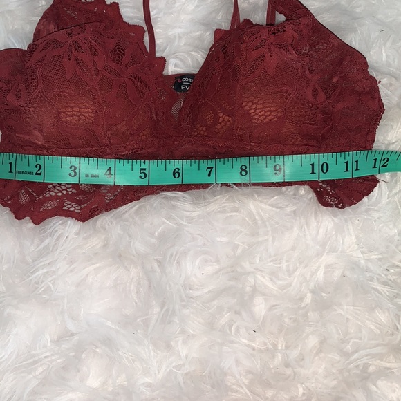 Cosabella Evereve lace plunge bralette burgundy 32A 32B 32C - Picture 6 of 7